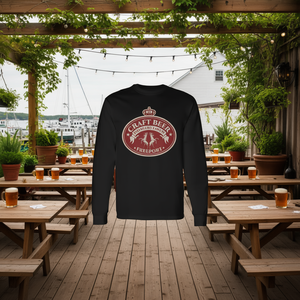 Craft Beer Lovers Freeport <b>Maine</b> Long Sleeve <b>T</b>-<b>Shirt</b> - Product Image 2