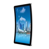 Monitor de Pantalla Curva Personalizado de 23.6 Pulgadas, Pantalla Táctil Capacitiva R1500 FHD LCD, Uso Comercial 24/7 para Kiosco, Windows, Linux