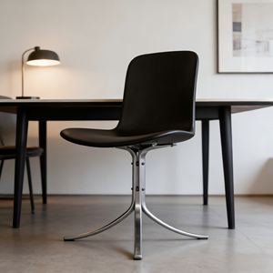 <span class=keywords><strong>Chaise</strong></span> de salle à manger noire de style moderne du milieu du siècle avec cadre incurvé, revêtement <span class=keywords><strong>en</strong></span> <span class=keywords><strong>tissu</strong></span> et pieds <span class=keywords><strong>en</strong></span> métal durables, ajustement confortable - Product Image 5