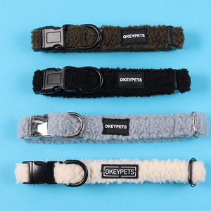 Accesorios para mascotas, Collar Sherpa para perro, hebilla de liberación rápida, nuevo diseño, logotipo personalizado, Collar de entrenamiento para perros pequeños de lana de cordero - Product Image 3