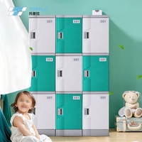 Casier scolaire 6 niveaux en plastique ABS durable et sûr, blanc, pour dortoir et salle de classe, idéal pour vestiaire et enfants - Nouveauté 2024