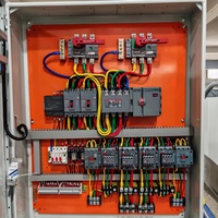 Armoire de distribution d'alimentation double 380V ATS personnalisée avec panneau de commande de moteur multi-contacteurs pour équipement industriel de secours de générateur