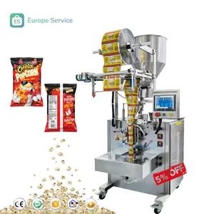 Commercial Automatic Small Vertical Microwave Popcorn Packaging Machine Popcorn Bag Packaging Sealing Machine