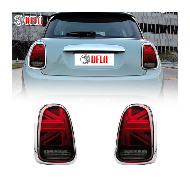 Union Jack Taillights Led Black Red Modified Brake Lights for BMW MINI Cooper F60 2017-2021