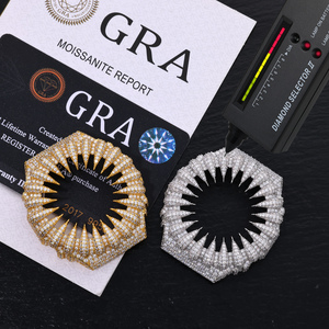 Buss Down GA2100 Lunette de montre en métal faite à la main, en argent sterling 925, sertie de diamants Moissanite VVS, avec griffes de fixation pour boîtier de montre antichoc - Product Image 2