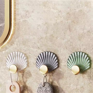 ที่แขวนติดผนังมีกาวในตัวใช้งานได้หลากหลายแบบมีตะขอติดในห้องน้ำตะขอติดในตัวเหนียวแข็งแรง - Product Image 1