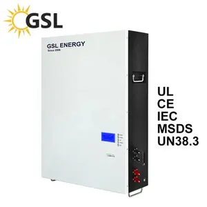 GSL ENERGY Solaire Industriel Générateur Triphasé Générateur D'énergie Solaire Avec 15Kwh D'ion de Lithium Batterie Pack Rangement