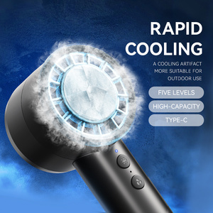 Nuevo Ventilador USB Portátil Mini, Silencioso, de Escritorio, con Luz LED, Recargable, de Bolsillo - Product Image 4