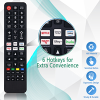 Control Remoto Universal para TV al por Mayor de Fábrica, Compatible con Todos los Televisores Samsung Smart LCD LED UHD QLED, Control Remoto Universal para Samsung Smart TV