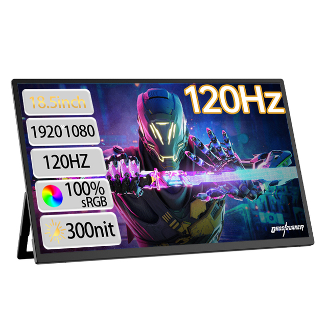 EIMIO 18.5" Inch Touch Portable Screen Monitor for Laptop 120hz Portable Display Usb Type-c Laptop Screen Extender Monitor OEM