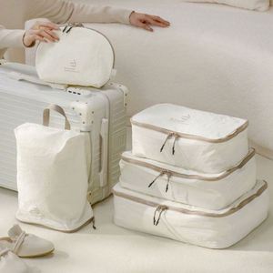 Nouvel ensemble de sacs de voyage Taslan 5 pièces, sacs de compression pour voyages d'affaires, grande capacité, imperméables - Product Image 3