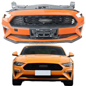 Pare-chocs avant d'origine pour <span class=keywords><strong>Ford</strong></span> <span class=keywords><strong>Mustang</strong></span>, ensemble de pare-chocs avant d'occasion avec calandre et feux antibrouillard, kit carrosserie pour les modèles 2018-2022. - Product Image 1