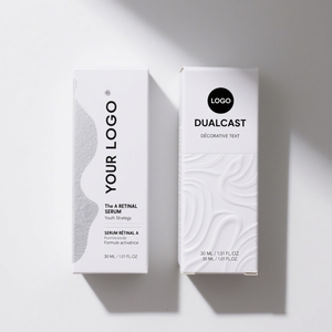 Boîtes à fentes personnalisées écologiques pour emballages de dentifrice et cosmétiques avec fermeture magnétique, forme oblongue, impression par estampage à chaud - Product Image 1