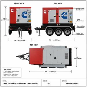 Generador Diésel Cummins de 150 kVA, 120 kW, 135 kVA, 108 kW, Trifásico, 400/230 V, para Aeropuerto, Hospital, Uso Doméstico, con Certificación EAC y CE - Product Image 6