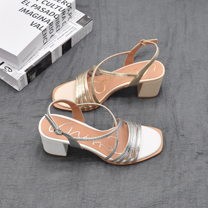 Open Toe Sandal Heels 7cm Step Into Style With Versatile One Toe