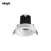 Projecteur industriel de Downlight de LED COB 8W 10W 15W 25W corps en aluminium léger réglable de lampe pour l'usage d'hôtel