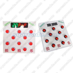 Jeu interactif Whack-A-Mole Aire de jeux en bois Test de réaction d'échauffement Garantie 1 an Langue anglaise - Product Image 4