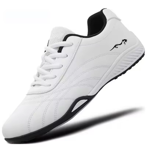 Zapatos deportivos casuales para hombre con suela gruesa, zapatos de cuero para correr, modernos y transpirables, zapatos de cuero para viaje, zapatos casuales de skate. - Product Image 6