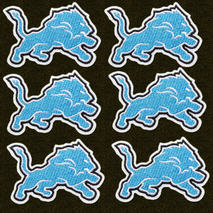 Trong kho thêu Rugby Detroit lions Logo vá sắt trên <span class=keywords><strong>NFL</strong></span> đội bóng đá Detroit thành phố lions các bản vá lỗi cho Jersey - Product Image 4