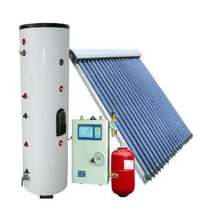 إضافة صورة أكبر لمقارنة نظام خزان المياه الساخن المضغوط الذي يعمل بالطاقة الشمسية عن طريق الضغط العالي