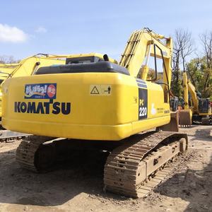 Máquina excavadora Komatsu PC220 de alto rendimiento para la construcción con motor duradero Compatible PC300 PC400 Crawler usado - Product Image 1