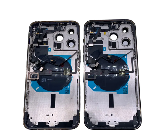 Battery Back Cover Housing for iphone 14 14 Pro 14 Plus 14 Pro Max Back Cover Housing with Side Buttons NFC Power Volume Flex