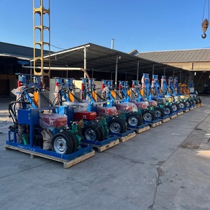 200m sâu thủy lực quay Micro nước giếng khoan Giàn Khoan nhỏ cầm tay 30HP động cơ diesel Máy khoan giếng nước - Product Image 5