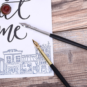 Stylo <span class=keywords><strong>plume</strong></span> de dessin animé japonais, pour étudiants, style de caractères artistiques, <span class=keywords><strong>calligraphie</strong></span> <span class=keywords><strong>anglaise</strong></span>, peinture - Product Image 5