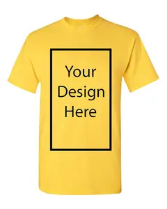 Tshirt Sublimation Printing Manufacturers Design Tshirt Print Custom T Shirt Printing Logo Your Own Brand Blank T-shirt Cotton Polyester Unisex High Quality