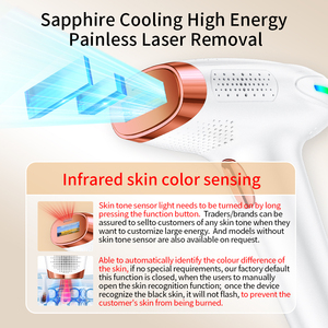 El <span class=keywords><strong>mejor</strong></span> nuevo diseño Fast Flash Home <span class=keywords><strong>para</strong></span> mujeres Dispositivo de depilación facial y corporal <span class=keywords><strong>Depiladora</strong></span> láser de mano permanente sin dolor portátil - Product Image 3