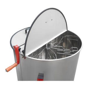 Witbee 6-Frame Manual Honey Extractor Machine 304SS Inner Basket Honey Centrifuger for Seamless Welding Honey Processing - Product Image 5