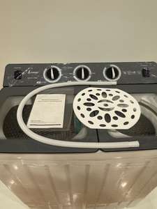 Lavadora Eléctrica de Doble Tina de 15 kg con Interfaz en Inglés, Gran Capacidad, Semiautomática, Lavadora/Secadora Apilable para Uso Doméstico - Product Image 5