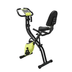 New Home Gym Foldable Portable Magnetic Stationary Exercise Bike With Screen For Whole Body Building