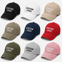 Casquette de baseball rétro ajustable en coton avec logo brodé 3D personnalisé, visière rayée et 5 panneaux, couleur assortie, style Faith