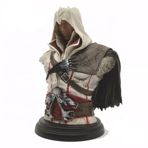 Bonita cara de resina figura de acción muñecas anime juego figuras asesino estatua - Product Image 1