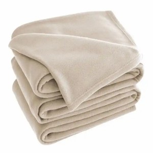 100% Polyester <strong>Brown</strong> Custom Fleece <strong>Throw</strong> Blanket All Season Warm Lightweight Blanket for Couch - Product Image 2