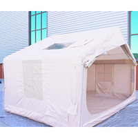 Tente gonflable de camping en plein air de luxe 7.5 ㎡ Tente d'air pop-up rapide pour 4 personnes et plus pour la randonnée
