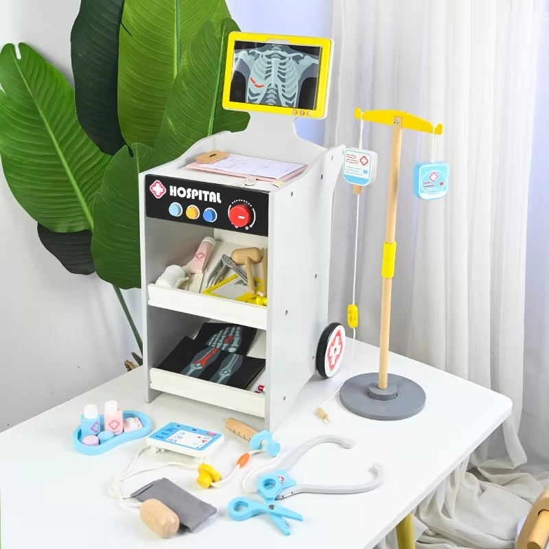 Factory Manufacture Doctor Medical Trolly Toy