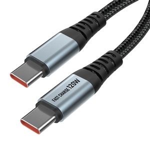 OEM สายชาร์จเร็ว1เมตร120W USB Type-C ไปยัง Type-C สายข้อมูลโทรศัพท์มือถือสำหรับจริงจังกับ iPhone 15 16 - Product Image 1