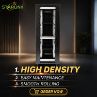 Armoire de serveur Starlink personnalisée de 19 pouces, armoire réseau OEM ODM pour centre de données