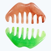 Grattoir en résine colorée en gros, outil de massage pour soulager les maux de tête