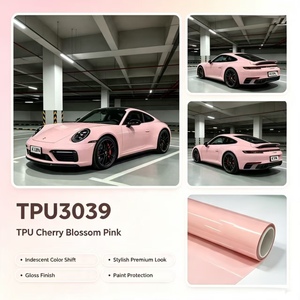 Pellicola TPU Opaca Effetto Metallo Liquido Rosa Anti-Ingiallimento, Applicazione a Umido, Alta Qualità, Specifiche USA, Disponibile <span class=keywords><strong>per</strong></span> Wrapping Completo <span class=keywords><strong>Auto</strong></span>, <span class=keywords><strong>per</strong></span> Fabbriche - Product Image 5