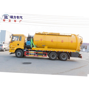 Shacman 35cbm Vacuum Sewage Suction Tank Truck /fecal Suction Vehicle/waste Water Suction Truck - Product Image 3
