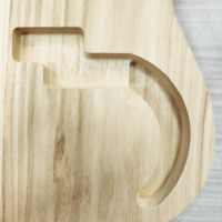 Corps de basse électrique PB en bois de sycomore brut, non fini, pour modification DIY et peinture, modèle de guitare basse électrique