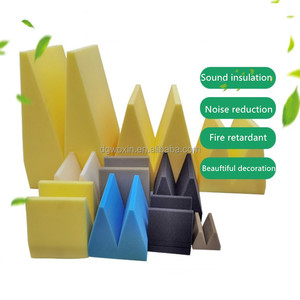 Mousse acoustique haute densité Woxin, design moderne, écologique, forme de coin, éponge insonorisante <span class=keywords><strong>pour</strong></span> application murale dans les studios, KTV - Product Image 3