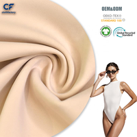 Vêtements de yoga en nylon recyclé couleur chair, tissu Supplex Interlock respirant, maillots de bain, soutiens-gorge et sous-vêtements pour filles