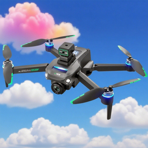 Drone S159 untuk pemula, drone UAV jarak jauh portabel kamera HD 4k 5G tanpa sikat empat pesawat aliran optik 2025 kualitas tinggi - Product Image 1