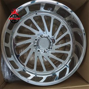 Rines Personalizados Cromados de 20" 22" 24" 26" 28" 30" para Camionetas, con Tapas Giratorias, para Chevy, Dodge, Ford, GMC - Product Image 5