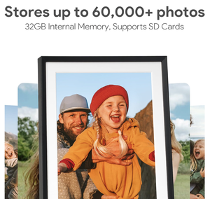 Digital <b>Picture</b> <b>Frame</b> - 10.1" HD Mat Display 32GB Storage, Digital Photo <b>Frame</b> with 1280x800 IPS Touch Screen - Product Image 3