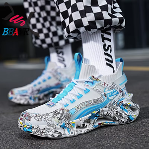 Zapatillas Deportivas Unisex Ligeras y Transpirables para Correr al Aire Libre, Duraderas para Primavera/Otoño, Entrenamiento, Caminar, Estilo Deportivo, Forro de Malla - Product Image 2